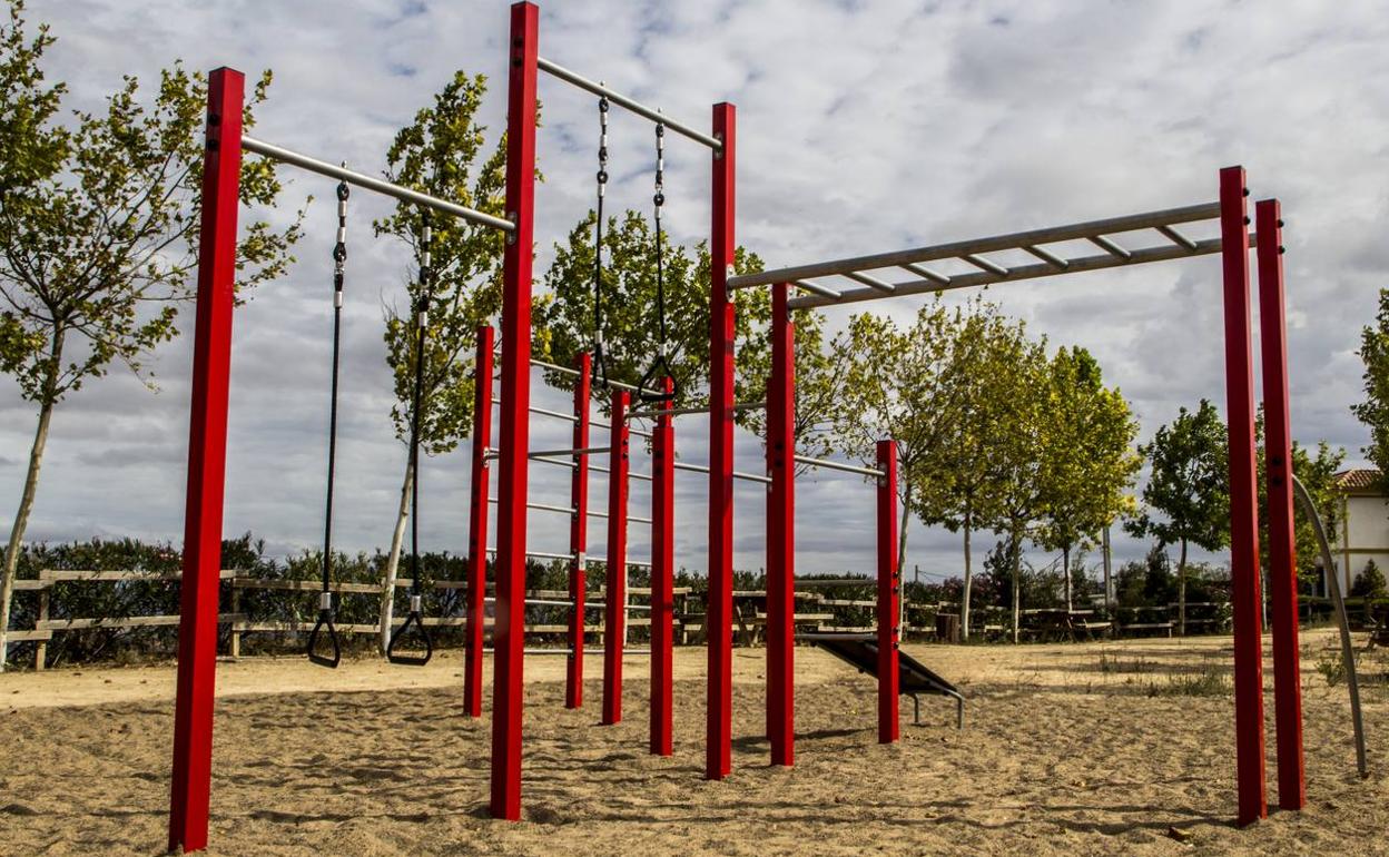 Nuevo parque de calistenia en Villamediana La Rioja